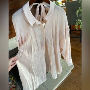 Topshop Cream Top